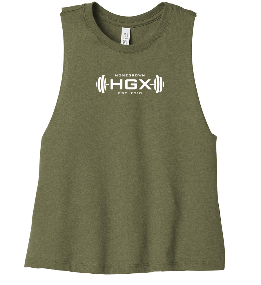 BELLA+CANVAS  Women’s Racerback Cropped Tank